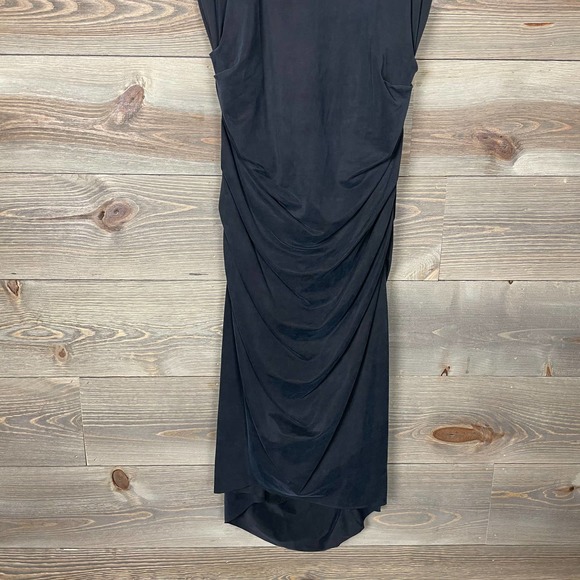 COPY - Helmut Lang Torrent Ruched Dress Washed Black - Picture 3 of 11
